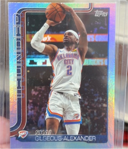 2025-26 Topps Basketball #115 Shai Gilgeous-Alexander — front