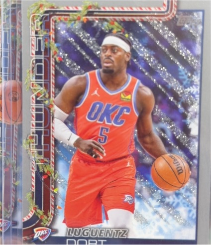 2025-26 Topps Holiday #H92 Luguentz Dort — front