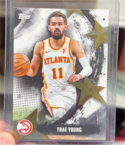 2025-26 Topps Stars of the NBA #SA-25 Trae Young — front