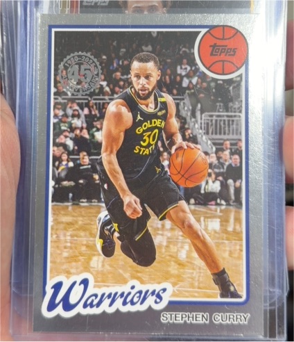 2025-26 Topps 45th Anniversary #80BK-89 Stephen Curry — front