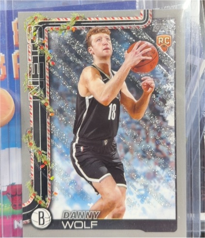 2025-26 Topps Holiday #H187 Danny Wolf — front