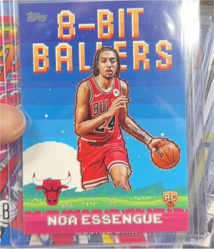 2025-26 Topps Basketball #8B-38 Noa Essengue 8-Bit Ballers RC — front
