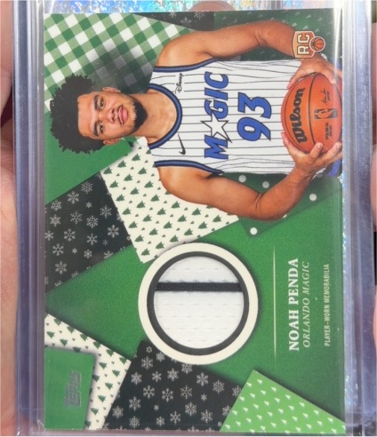 2025-26 Topps Holiday #HR-93 Noah Penda — front