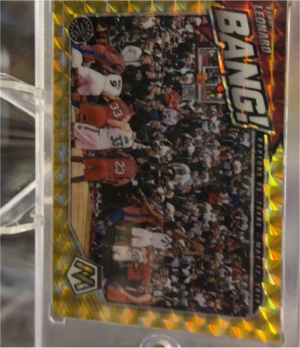 2020-21 Panini Mosaic #8 Kawhi Leonard Bang! — front