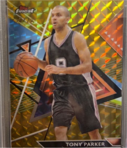 2023-24 Topps Finest #139 Tony Parker — front