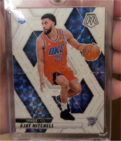 2024-25 Panini Mosaic #204 Ajay Mitchell — front