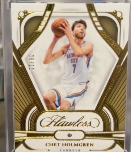 2023-24 Panini Flawless #7 Chet Holmgren — front