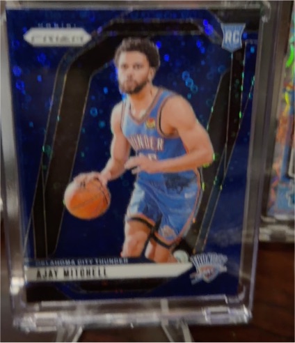 2024-25 Panini Prizm #226 Ajay Mitchell RC Rookie SILVER PRIZM — front