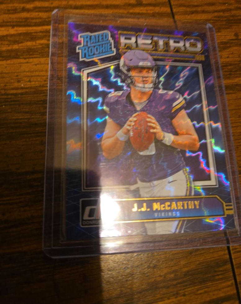 2024 Panini Donruss Rated Rookie Retro #2 J.J. McCarthy — front