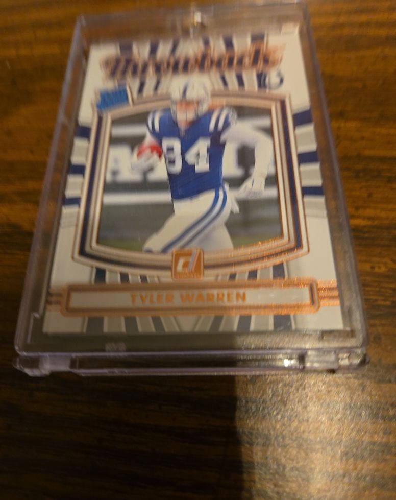 2025 Donruss Throwback Tyler Warren — front