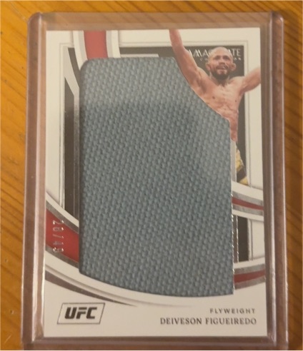 2022 Panini Immaculate UFC Deivison Figueiredo Octagon Canvas — front