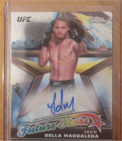 2024 Topps Chrome UFC Future Stars Autographs #FSA-JDM Jack Della Maddalena — front