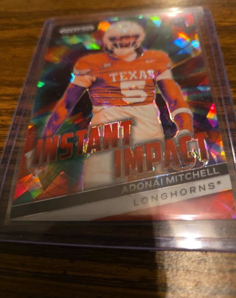 2024 Panini Prizm Draft #II-AMI Adonai Mitchell Instant Impact — front