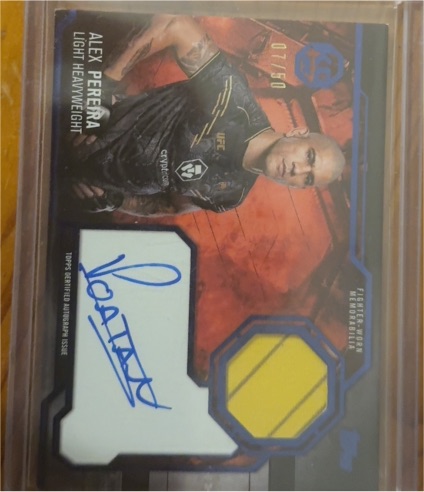 2025 Topps Knockout UFC #KAR-AP Alex Pereira — front