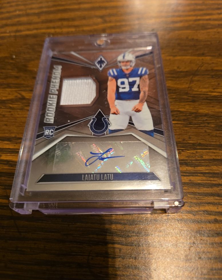 2024 Panini Phoenix Rookie Phenom RPA Laiatu Latu — front