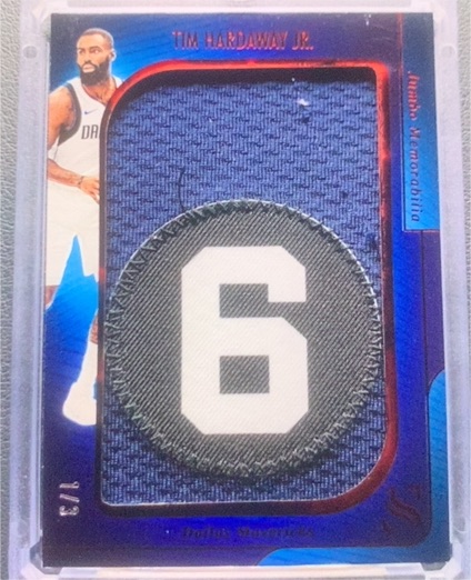 2021 Panini Basketball Silver Pack Jumbo Patch #50 Tim Hardaway Jr. — front