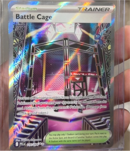 2025 Pokémon Phantasmal Flames #116 Battle Cage — front