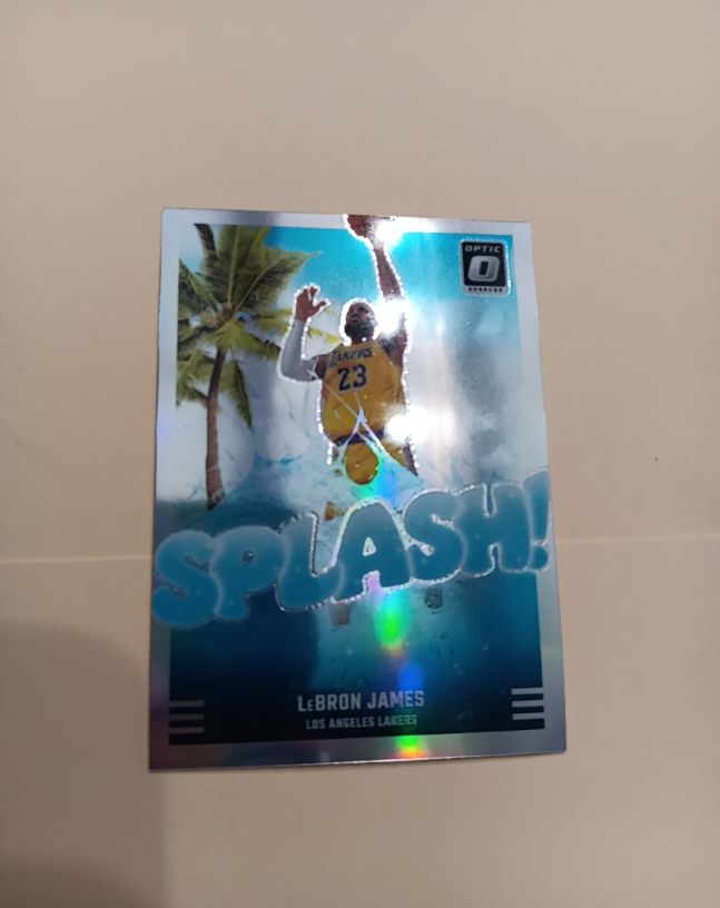 2024-25 Panini Donruss Optic #5 LeBron James Splash Silver Holo — front