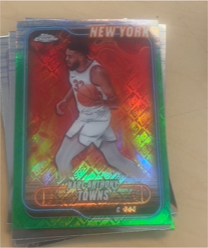 2024-25 Topps Chrome #52 Karl-Anthony Towns — front
