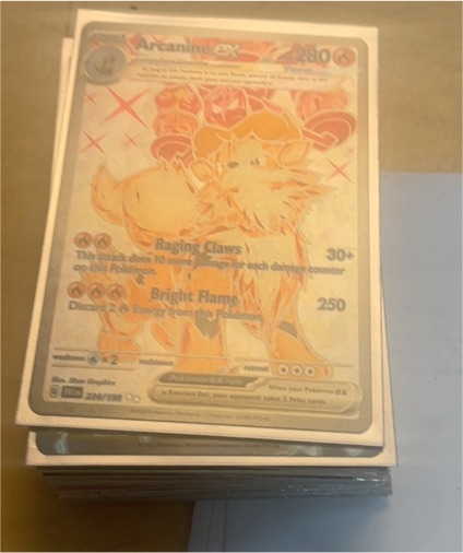 2023 Pokémon Scarlet & Violet #224 Arcanine EX — front