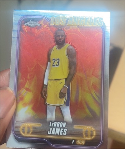 2024-25 Topps Chrome #22 LeBron James — front