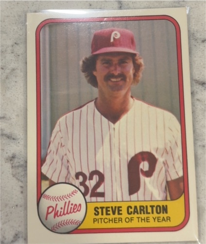 1981 Fleer #6 Steve Carlton — front
