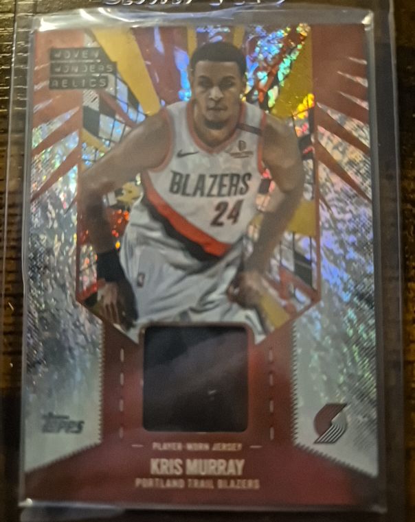 2025-26 Topps Basketball Woven Wonders Relics #WW-KM Kris Murray — front
