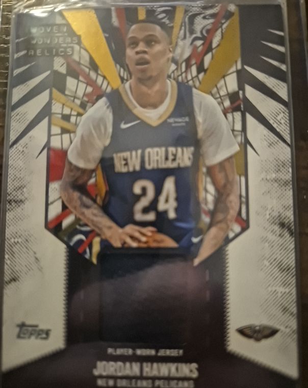 2025-26 Topps Woven Wonders Relics #WW-JW Jordan Hawkins — front