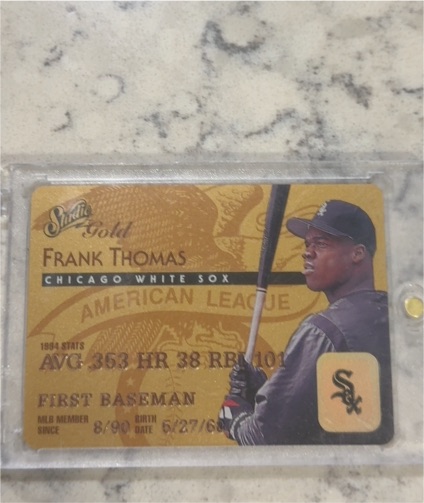1995 Donruss Studio Gold #1 Frank Thomas — front