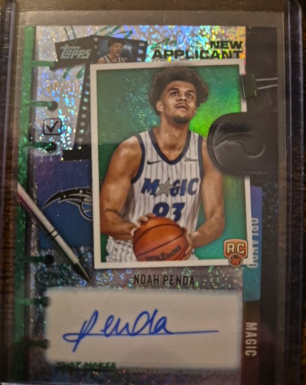 2025-26 Topps New Applicants #NA-NP Noah Penda — front