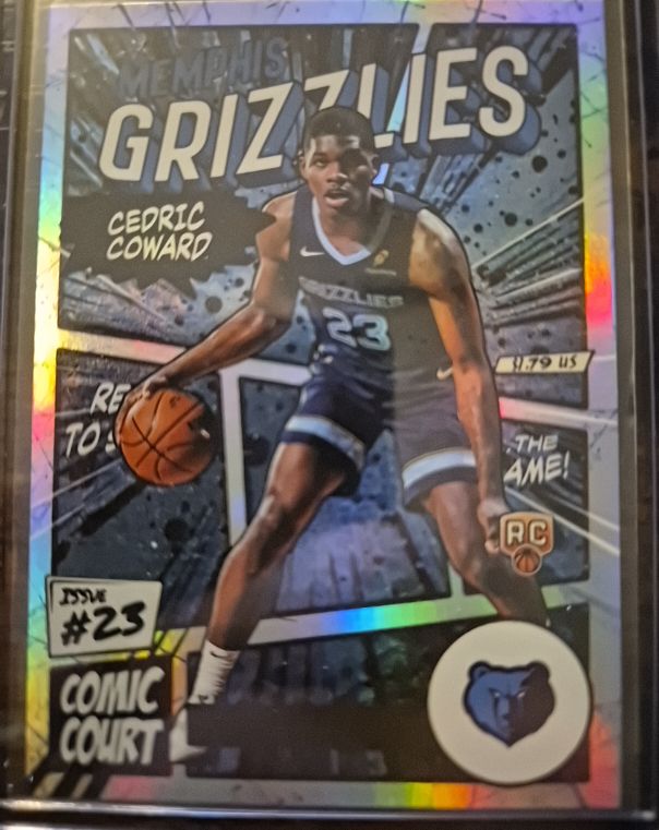 2025-26 Topps Basketball #CC-23 Cedric Coward Comic Court — front