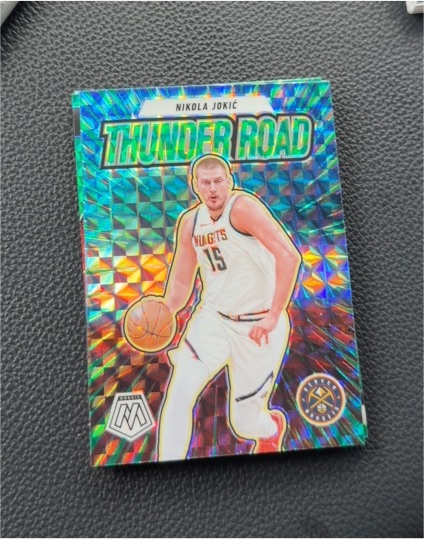 2024-25 Panini Mosaic #13 Nikola Jokic Thunder Road — front