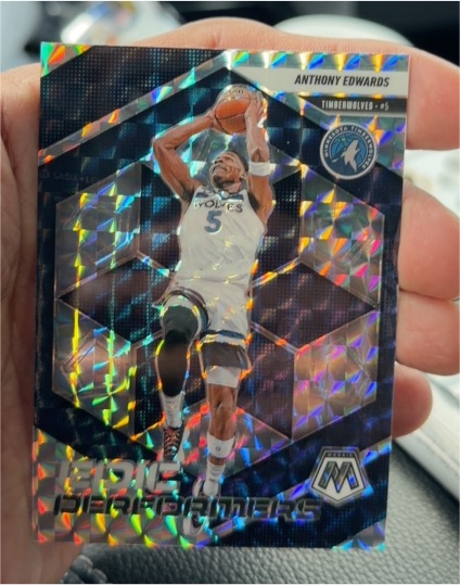 2024-25 Panini Mosaic #15 Anthony Edwards — front