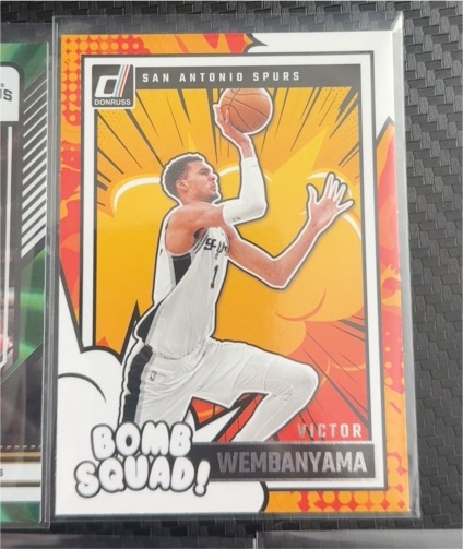 2024-25 Panini Donruss #6 Victor Wembanyama Bomb Squad San Antonio Spurs — front