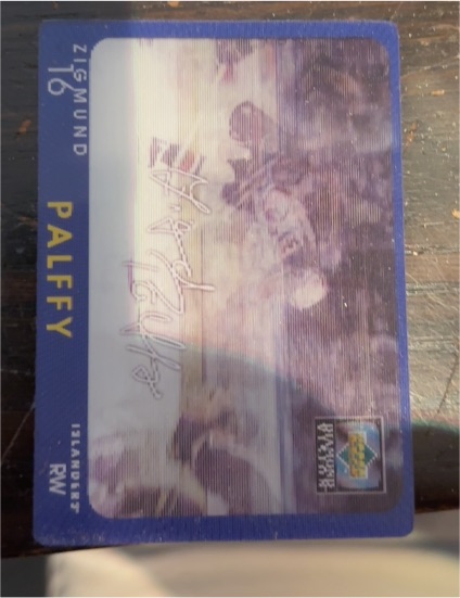 1997-98 Upper Deck Diamond Vision #16 Zigmund Palffy — front
