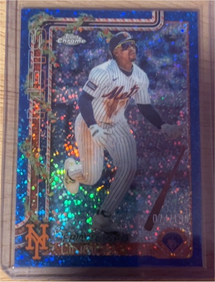 2025 Topps Chrome #170 Francisco Lindor — front