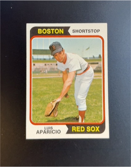 1974 Topps #61 Luis Aparicio — front