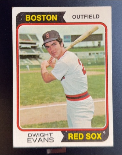 1974 Topps #351 Dwight Evans — front