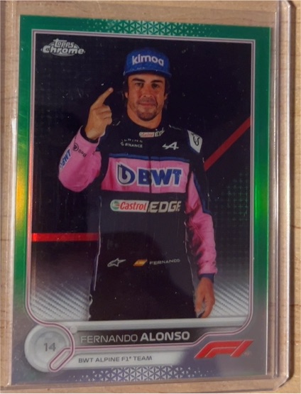 2022 Topps Chrome Formula 1 #13 Fernando Alonso — front