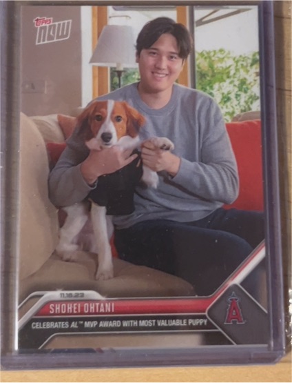 2023 Topps Now #OS-19 Shohei Ohtani — front