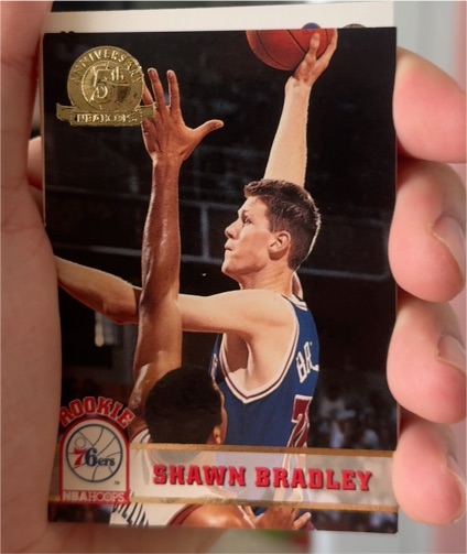 1993-94 Hoops 5th Anniversary #385 Shawn Bradley — front