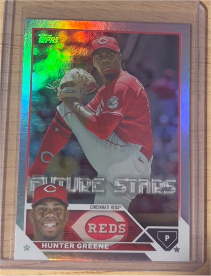 2023 Topps Series 1 #155 Hunter Greene — front
