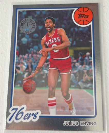 2025-26 Topps Basketball #80BK-2 Julius Erving 45th Anniversary — front