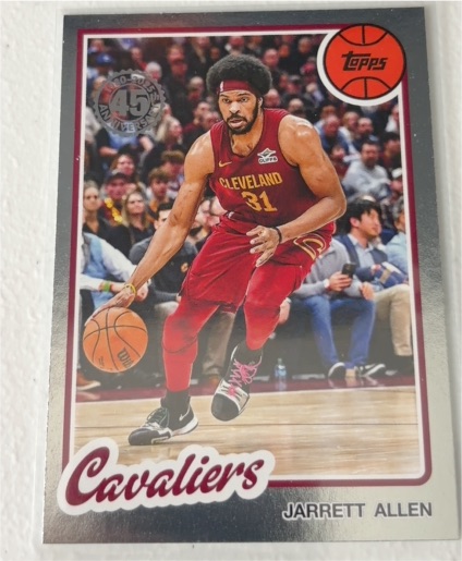 2025-26 Topps #80BK-25 Jarrett Allen 1980-81 Topps Basketball — front