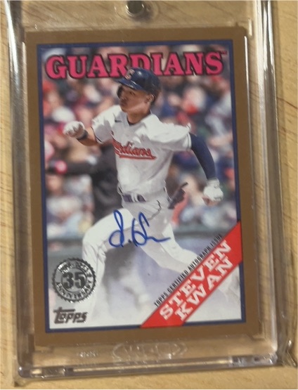 2023 Topps Update #88BA-SK Steven Kwan — front