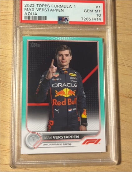 2022 Topps Formula 1 #1 Max Verstappen — front