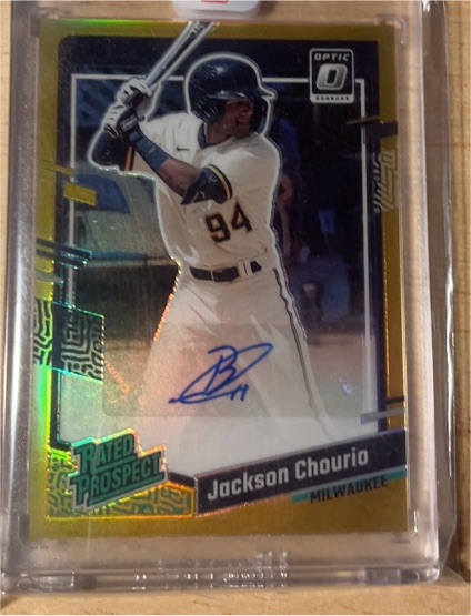 2023 Donruss Optic Rated Prospect #Jackson Chourio — front