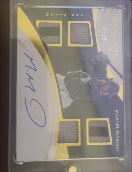 2017 Panini Immaculate #83 Manuel Margot — front
