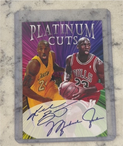 1996 Platinum Cuts Michael Jordan & Kobe Bryant — front