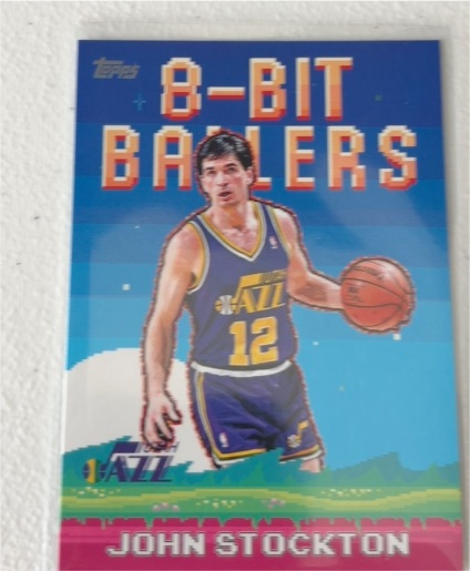 2025-26 Topps #8B-24 John Stockton 8-Bit Ballers — front